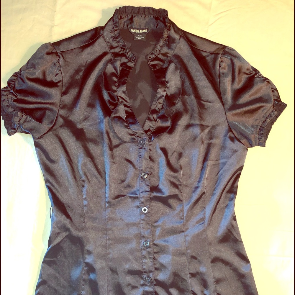 Guess button down blouse